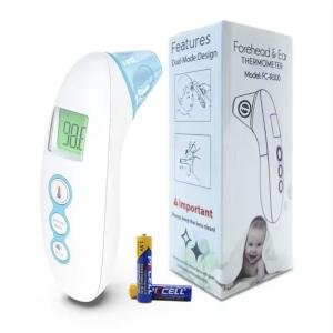 FDA Approved 3VDC IR Baby Forehead Thermometer With Three Color Backlight LCD