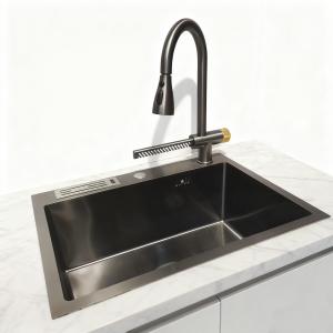 China DeepMax Pro 10-inch Extra-Deep Basin Stainless Steel Kitchen Sink with Sound-Dampening Pads and Anti-Condensation Coating on sale