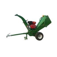 Buy cheap CE Proved 5 Inch Petrol Engine Wood chipper Shredder With Emergency Stop Button product