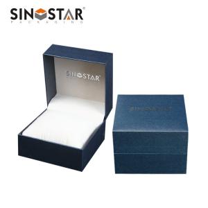 Buy cheap Custom Package Qty Plastic Watch Box with Glossy Varnishing Surface Disposal from wholesalers