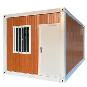 Hotel Flat Pack Container House with PVC Sliding Window Manufactured