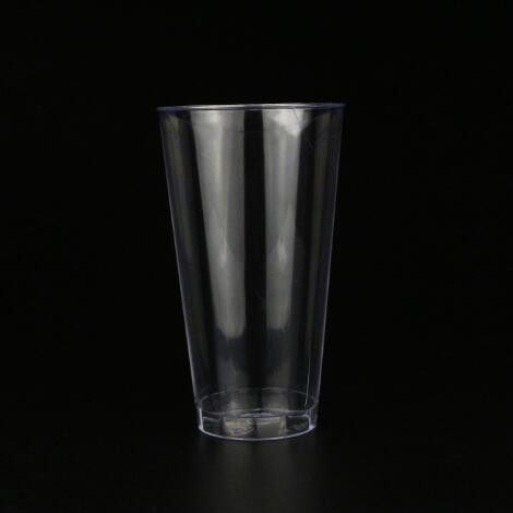 Quality Crystal Clear PS Plastic Cups Disposable Tumbler With Customized Color For Juice for sale