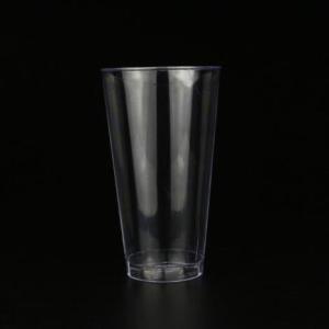 Buy cheap Crystal Clear PS Plastic Cups Disposable Tumbler With Customized Color For Juice from wholesalers