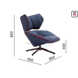 Buy cheap 4 Spoke Base 360 Degree Rotatable 0.8cbm Single Sofa Chair from wholesalers