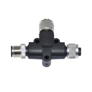 Buy cheap M12 5pin T Splitter Waterproof Connector M12 A Coding Male to 2 Female adaptor from wholesalers