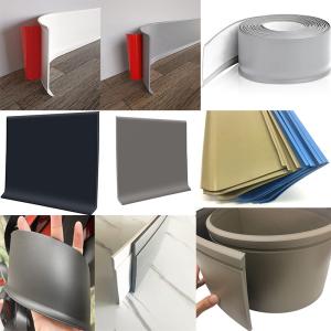 Buy cheap Vinyl Wall Base Floor Trim Base Board Skirting with 1.8mm Thickness and Glossy Finish from wholesalers