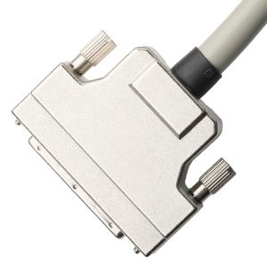 Hd D Sub Db50 Case Zinc Alloy Nickel Plated To D-Sub Mdr Plug Od 90mm