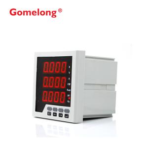 Analog three phase multi function digital power factor meter rs485 modbus