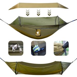 W140cm multifunction Portable Hammock With Mosquito Net