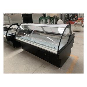 Buy cheap Factory Customized Curved Cooked Food Storage Display Freezer from wholesalers