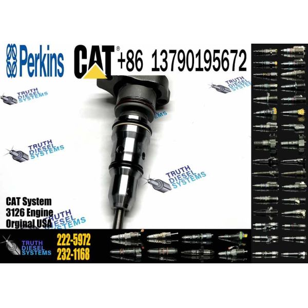 Diesel Engine Injector 232-1171 138-8756 222-5963 222-5972 173-4059 Caterpillar C3126 Common Rail Injection Valves