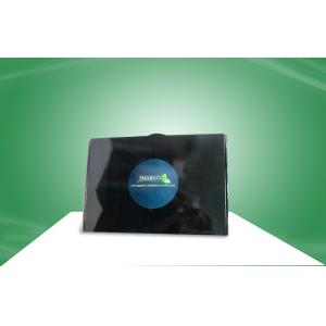 China Classical Corrugated Paper Packaging boxes With Plastic Handle For Packing Food on sale