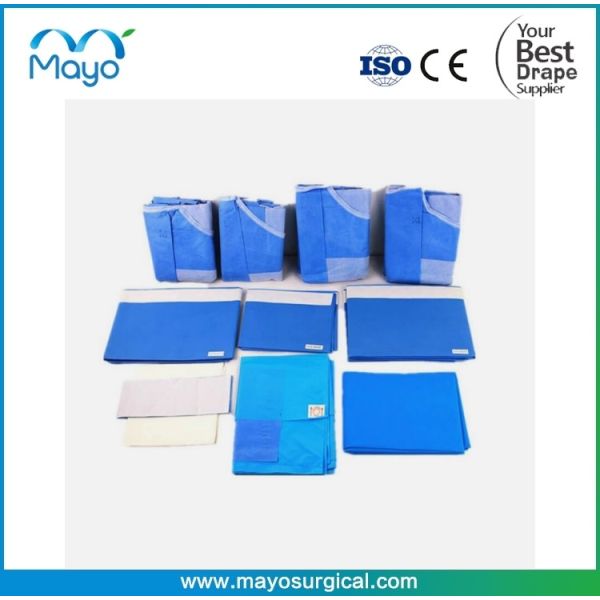 Complex Material Sterile Surgical Universal Pack With Reinforced Drape