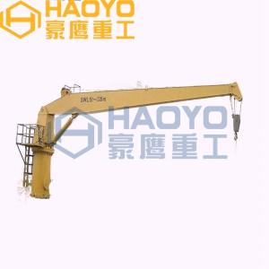 Buy cheap 3 ton 5ton 10 ton Stiff Boom Marine Cranes for sale offshore crane Ship Deck Crane for sale from wholesalers