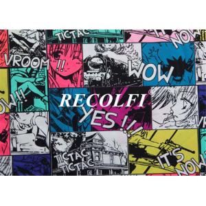 Buy cheap Comic Printing Activewear Made From Recycled Plastic Polyester Stretch Fabric from wholesalers