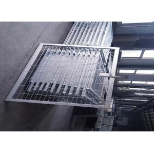 Buy cheap Garden Decoration 2m Steel Fence Door with Double Gate Heat Treated Wood PVC Frame Welded Wire Mesh 3D Curved Model Se from wholesalers