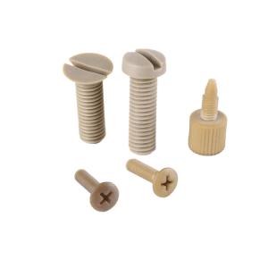 Custom Made Plastic Parts Peek Tubing Fittings Corrosion Resistance