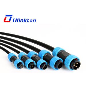 Buy cheap 2PIN IP68 Waterproof Connector WM11 with 5A Current Rating in PA66 Plastic from wholesalers