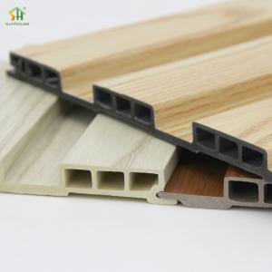 Buy cheap Hot Selling Sag Resistance Versatile Wpc Facade Wall Panel Easy To Clean Ventilated Triple-Hole Grating Board from wholesalers