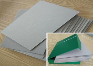 Buy cheap 2.5mm Book Binding Cover , Mixed Pulp Strong Stiffness Grey Board Paper product