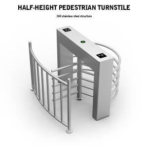Buy cheap HCW Automatic Turnstile Gate with Biometric Integration RS485 Interface and 20 People/Minute Throughput from wholesalers