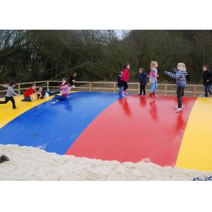 UV Resistant Colorful Inflatable Theme Park / Kangaroo Jumper Pillow On Land