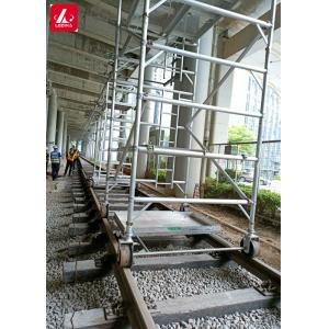 Buy cheap 2.7m Height Removable Aluminum Scaffolding Tower Mobile Platform Working Ladder from wholesalers