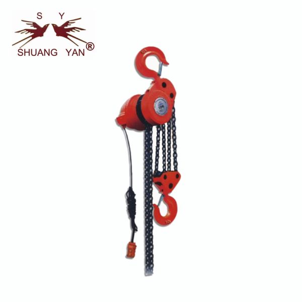 Buy cheap Lightweight Portable Electric Chain Hoist 100m Ergonomic Black Red from wholesalers