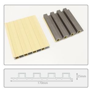 Buy cheap Modern Design Wood PVC Composite Exterior Wall Cladding Panel Decorative UV Resistant Wpc Wall Panel Cladding from wholesalers