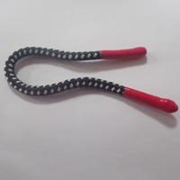 Buy cheap Red Round Silicone Head Polyester Drawstring Cord Braided 5mm-8mm product