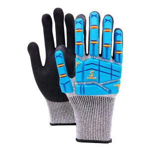 Buy cheap Reinforced Work TPR Gloves Impact Protection Cut Resistant Construction Gloves from wholesalers