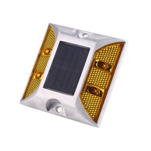 Buy cheap Square Road Stud with Solar LED Light White Yellow Red Blue Green Warning Road Cone from wholesalers