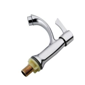 Buy cheap Ergonomic Single Cold Water Basin Tap Deck Mounted In Chrome from wholesalers
