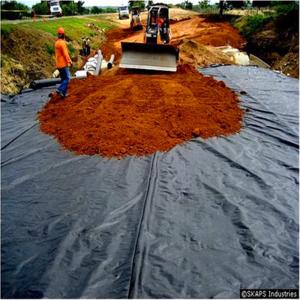 EPDM Geomembrane Liner HDPE for Good Permeability and Length 50m-100m/roll as