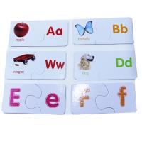 Buy cheap 26pcs Alphabet Print Jigsaw Puzzle , Match And Learn Puzzle kids puzzle children product