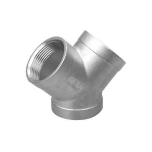 Buy cheap 150PSI Stainless Steel Threaded Y WYE Tee for pipefittings use from wholesalers