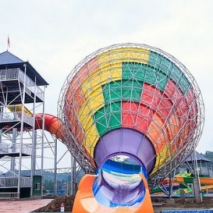 Buy cheap Outdoor Use Fiberglass Water Slide with Combination Available and Color Customized for Amusement Parks from wholesalers