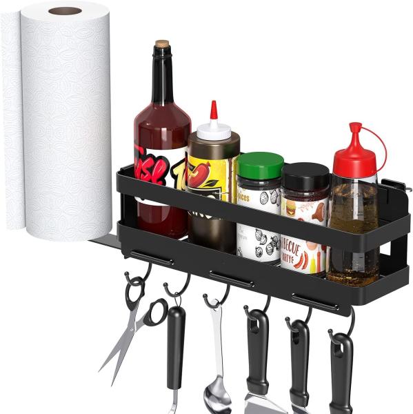Buy cheap Upgraded No Drill Griddle Caddy with Paper Towel Holder for 28"/36" Blackstone Griddle Prep Cart from wholesalers