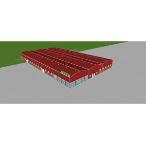 Buy cheap Customized Light Steel Structure Construction Warehouse Workshop from wholesalers