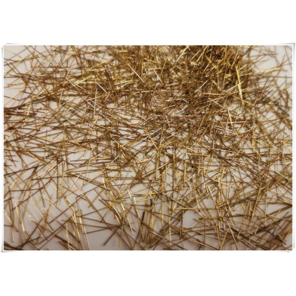 Quality Copper Coated 2500mpa Micro Steel Fiber For Concrete Construction for sale