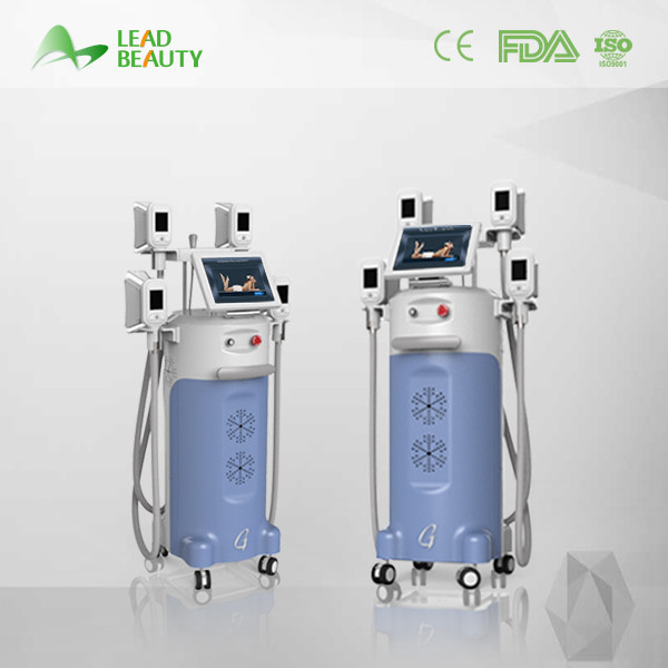 Quality 4 handles cryolipolysis cool shape machine weight loss machine for sale