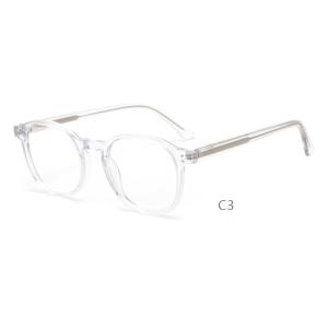 Buy cheap Black Tortoiseshell Acetate Frame Glasses Optical Round Glossy Black from wholesalers