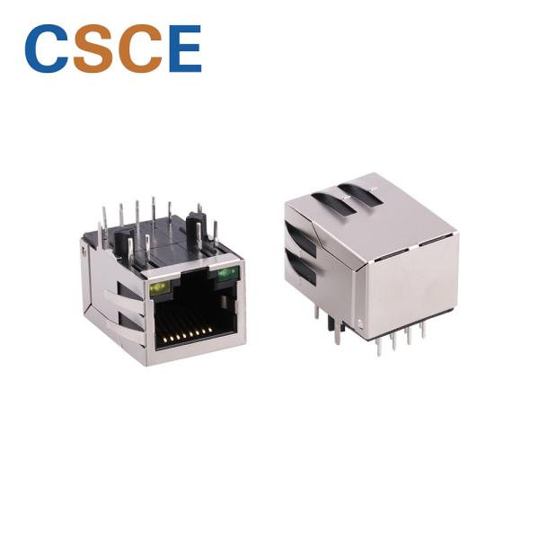Buy cheap Speed 100 Base RJ45 Connector Transformer Single Port Operating Temperature -40℃ To 85℃ from wholesalers