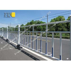 Buy cheap Customized Sliver Pedestrian Safety Fence Anti Climb Garden Fence Guardrail from wholesalers