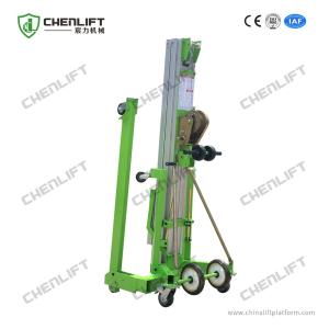 Portable Manual Material Lift with Swivel Locks Manually operated