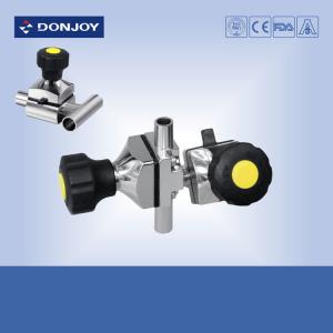 Buy cheap Stainless steel 316L Multiport Phamacy Sanitary Diaphragm Valves with hand wheel of BPE standard from wholesalers