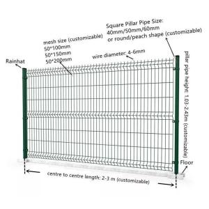 Buy cheap High Security 3d Curved Wire Mesh Fence Galvanized Welded from wholesalers