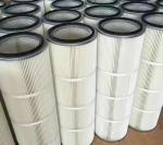 Buy cheap PTFE Membrane Polyester Pleated Filter Cartridge 0.3um ISO9001 from wholesalers