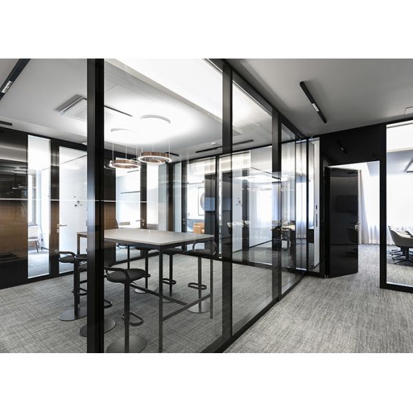 Buy cheap Customized Office Modular Glass Partition Walls Aluminium Glass Partition Wall from wholesalers