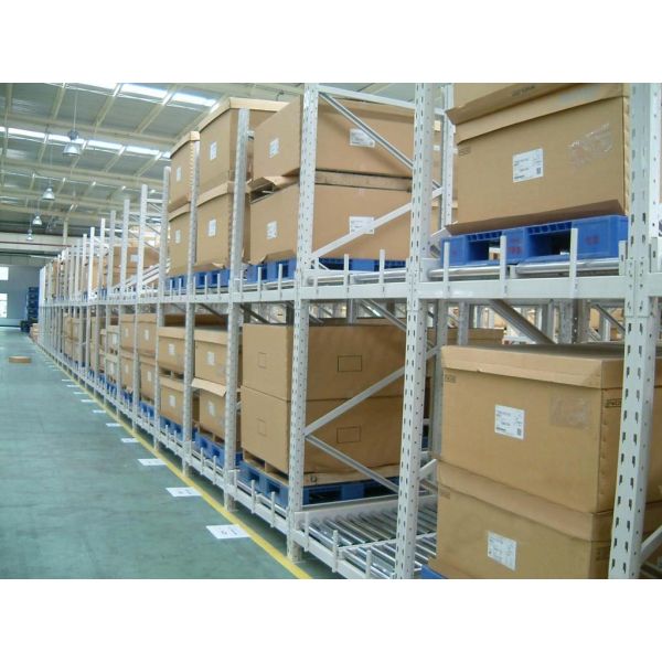 Buy cheap Customized Gravity Racking System Feed Shelving SGS Certificated from wholesalers